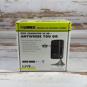 Lorex LNC204 HD Dual Lens Wireless Network Security Camera Open Box